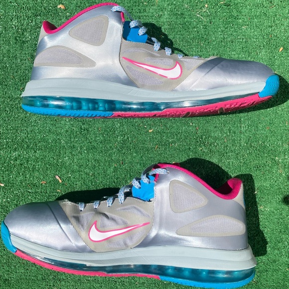 Size 12.5 - Nike LeBron 9 Low Fireberry - Picture 6 of 8